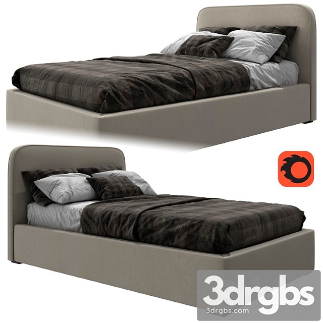 Bed Kd820 from Delavega 3dsmax Download - thumbnail 1