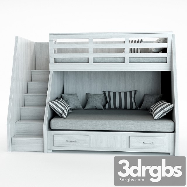 Bed Kids 3dsmax Download - thumbnail 1