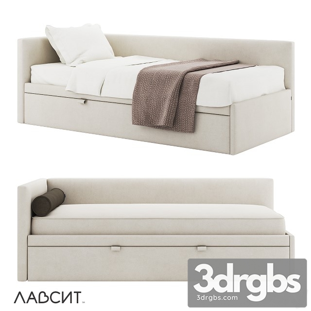 Bed Leo Armrest 3dsmax Download - thumbnail 1