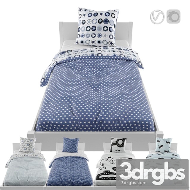 Bed Linen 01 3dsmax Download - thumbnail 1