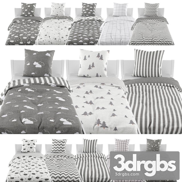 Bed Linen 03 3dsmax Download - thumbnail 1