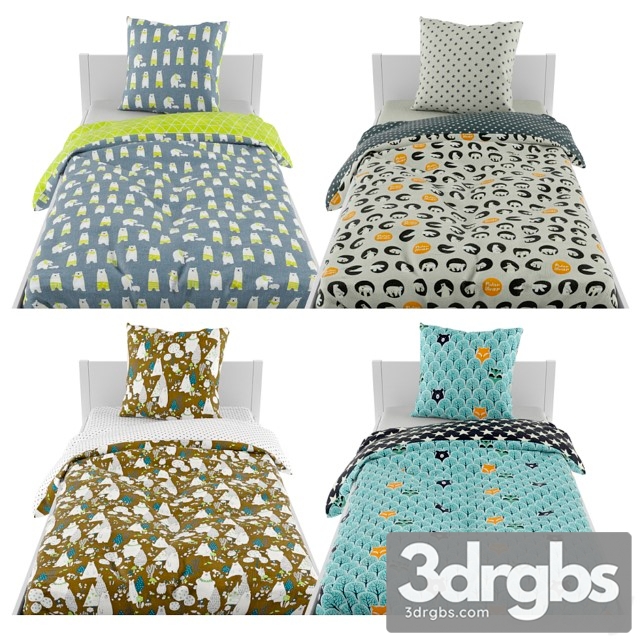 Bed Linen 05 3dsmax Download - thumbnail 1