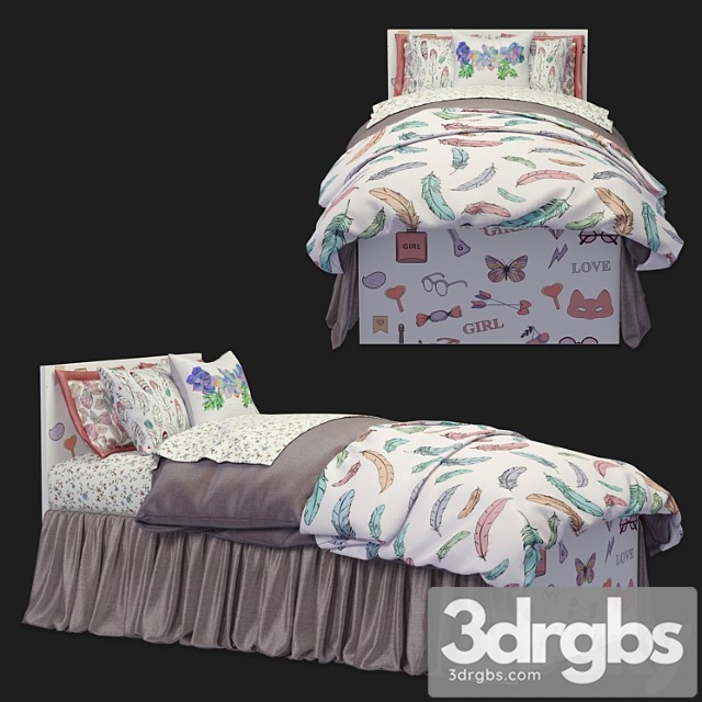 Bed Paris Tesca 3dsmax Download - thumbnail 1