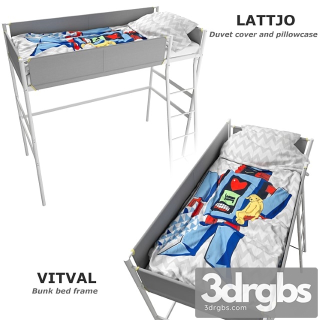 Bed Vitval 3dsmax Download - thumbnail 1