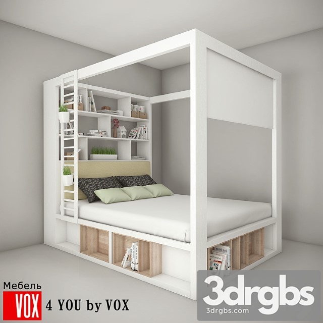 Bed Vox Collection 4 You by Vox 3dsmax Download - thumbnail 1