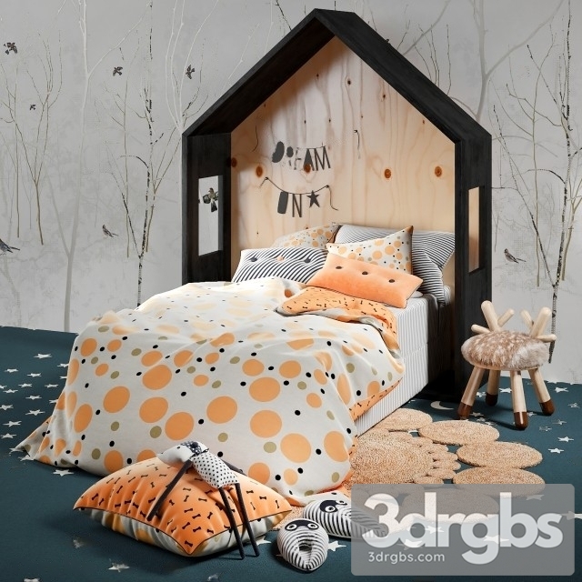 Bedroom Kid 03 3dsmax Download - thumbnail 1