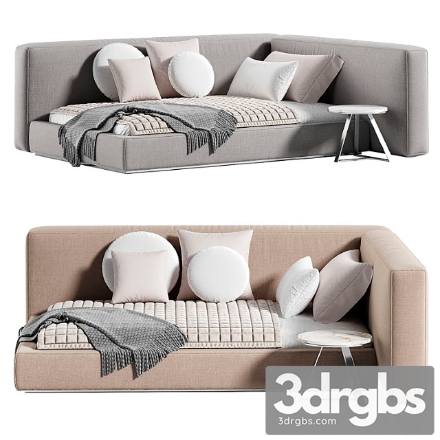 Boca Mini Bed 34 3dsmax Download - thumbnail 1