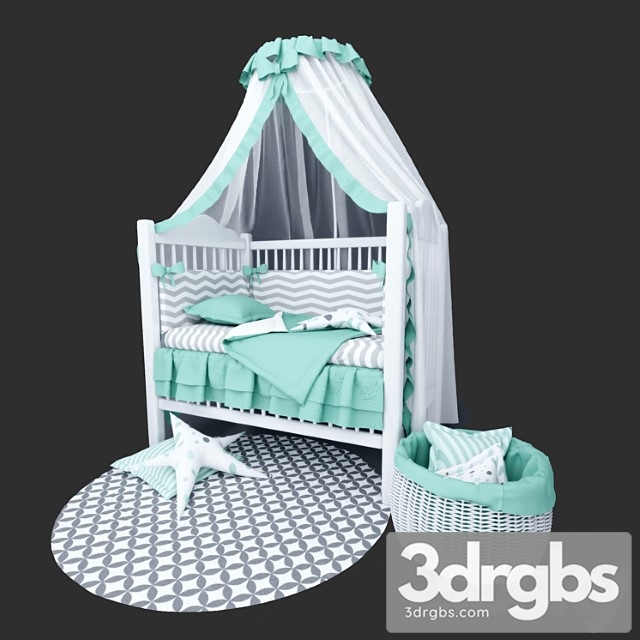 Children S Bed 5 3dsmax Download - thumbnail 1