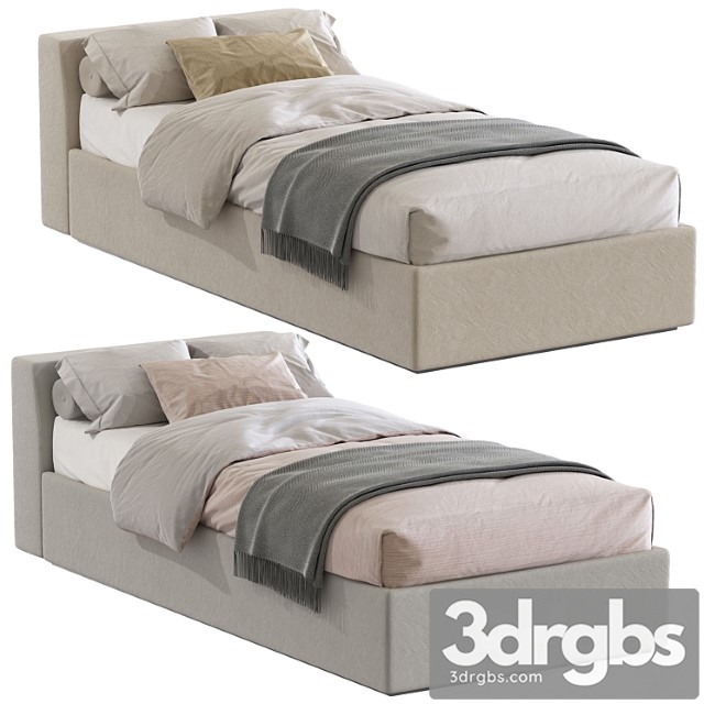 Contemporary style bed - thumbnail 1