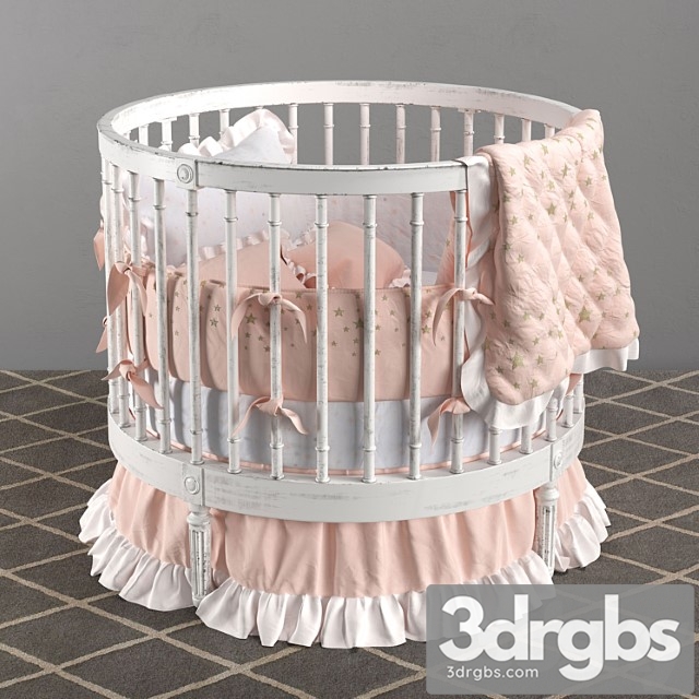 Ellery Round Crib 3dsmax Download - thumbnail 1