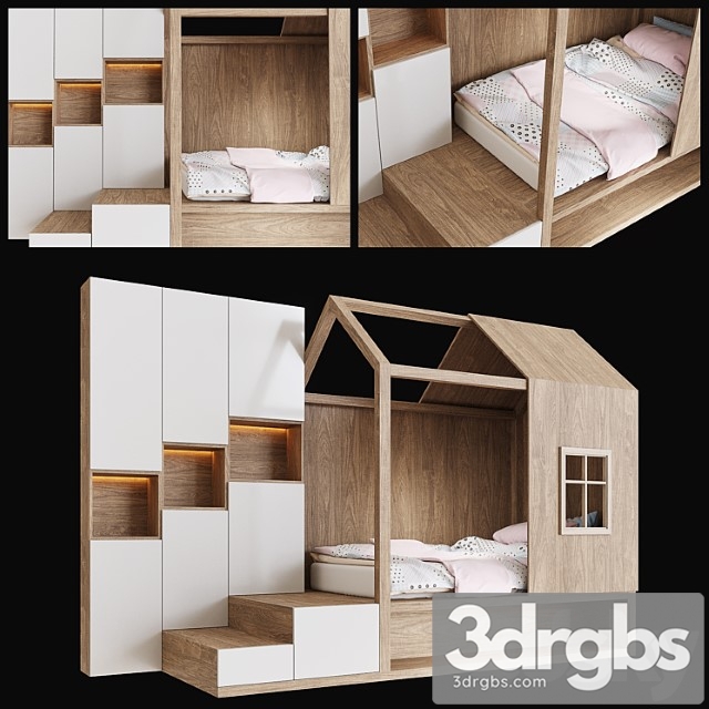 Furniture for Children 2 3dsmax Download - thumbnail 1