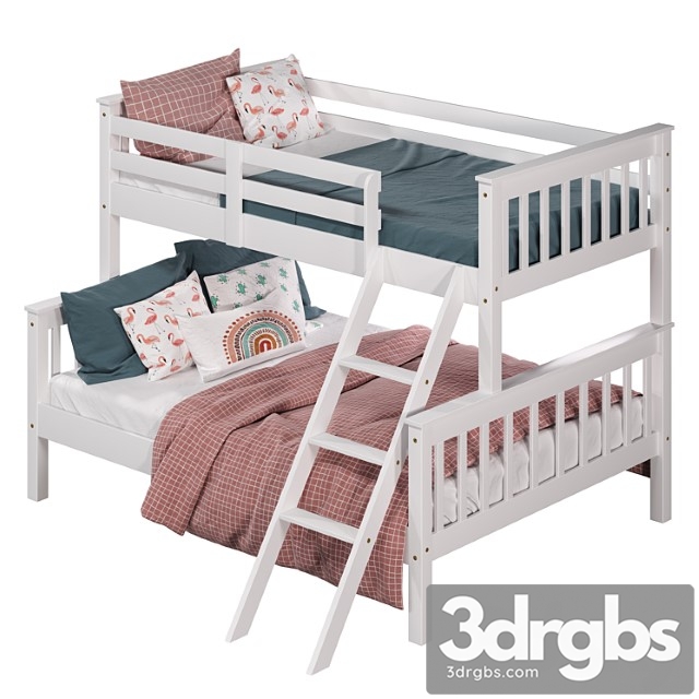 Hansel triple sleeper bunk bed - thumbnail 1