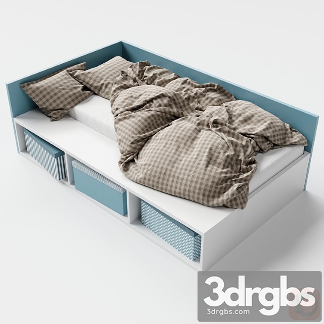 Kid Bed 3dsmax Download - thumbnail 1