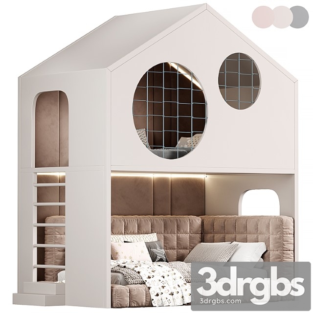 Kids Bedroom 05 3dsmax Download - thumbnail 1