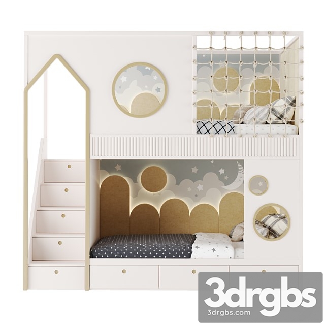 Kids room bed 03 - thumbnail 1