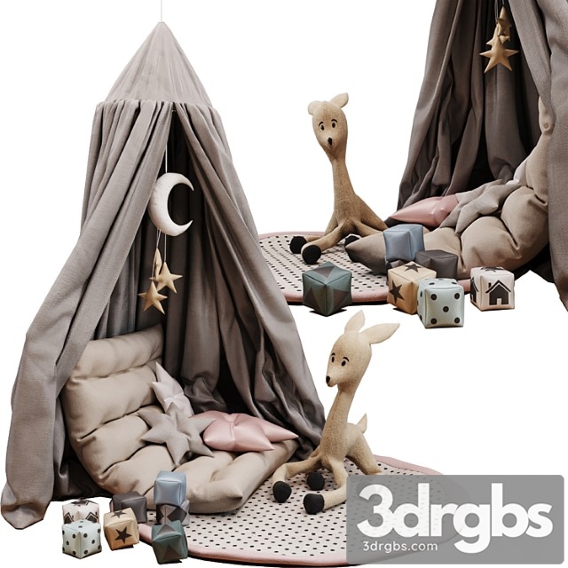 Kindergarten Bed 2 5 3dsmax Download - thumbnail 1