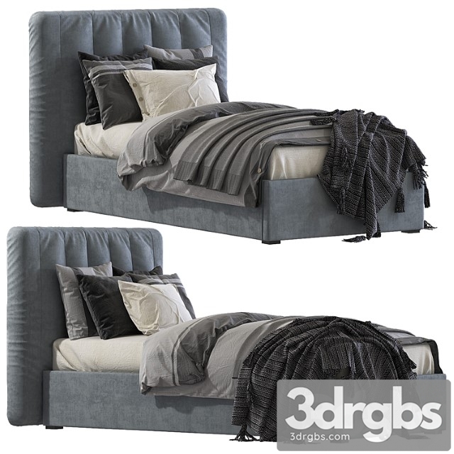 Krovat Rh Modena Bed 2 3dsmax Download - thumbnail 1