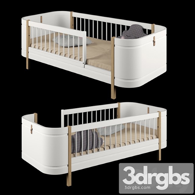 Oliver furniture wood mini junior bed - thumbnail 1