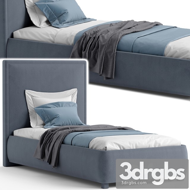 Single Bed 1 3dsmax Download - thumbnail 1