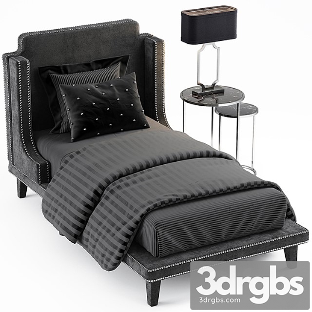 Single Bed 13 3dsmax Download - thumbnail 1