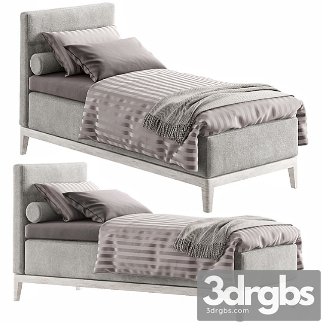 Single Bed 20 3dsmax Download - thumbnail 1