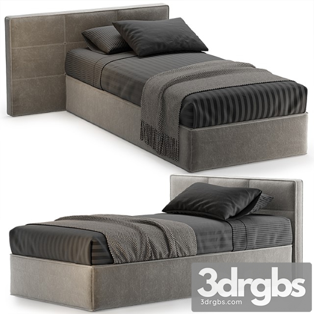 Single Bed 21 3dsmax Download - thumbnail 1