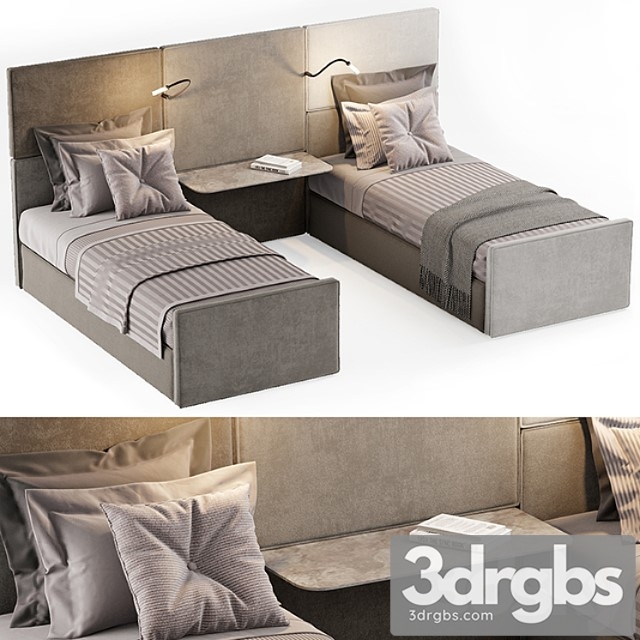 Single Beds 11 3dsmax Download - thumbnail 1