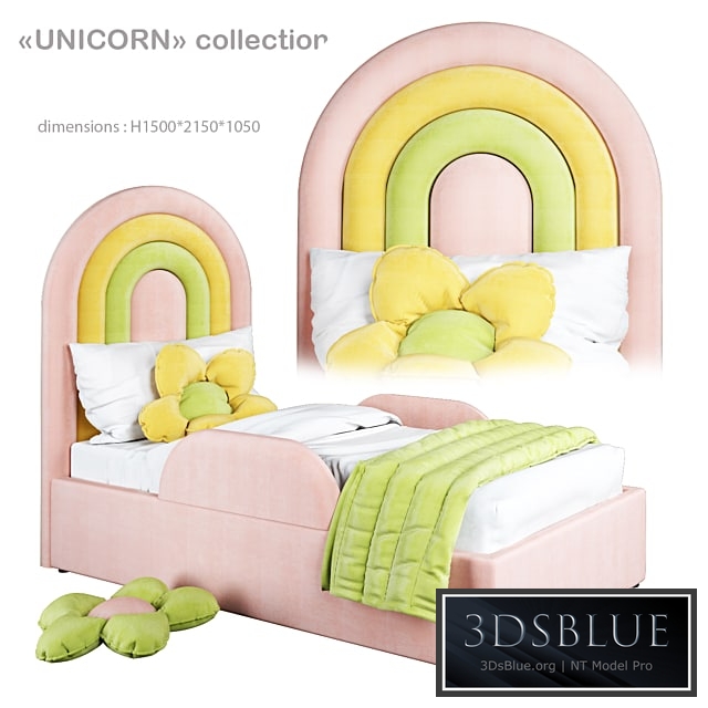 Arbuzov Studio Unicorn Bed 3 3DS Max - thumbnail 3