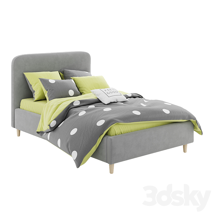 Arvika_bed 3DS Max Model - thumbnail 1