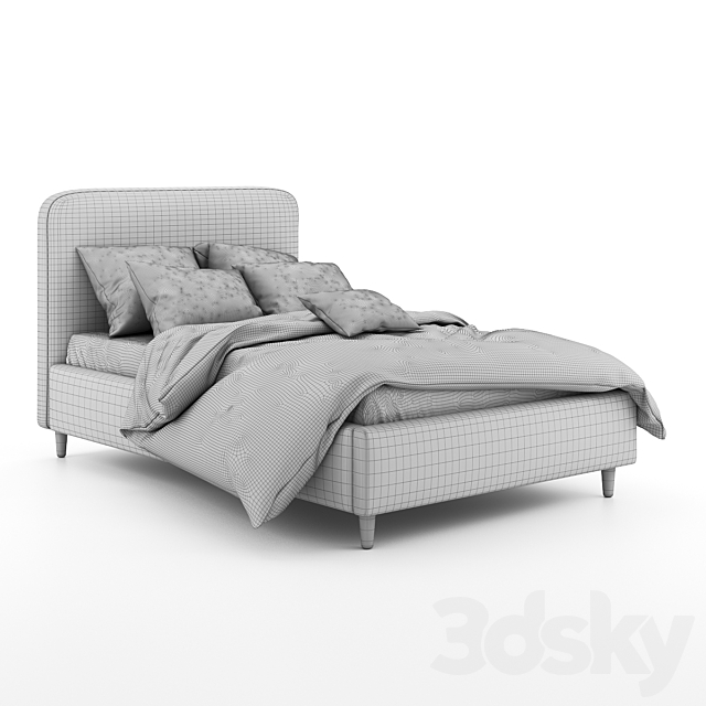 Arvika_bed 3DSMax File - thumbnail 3