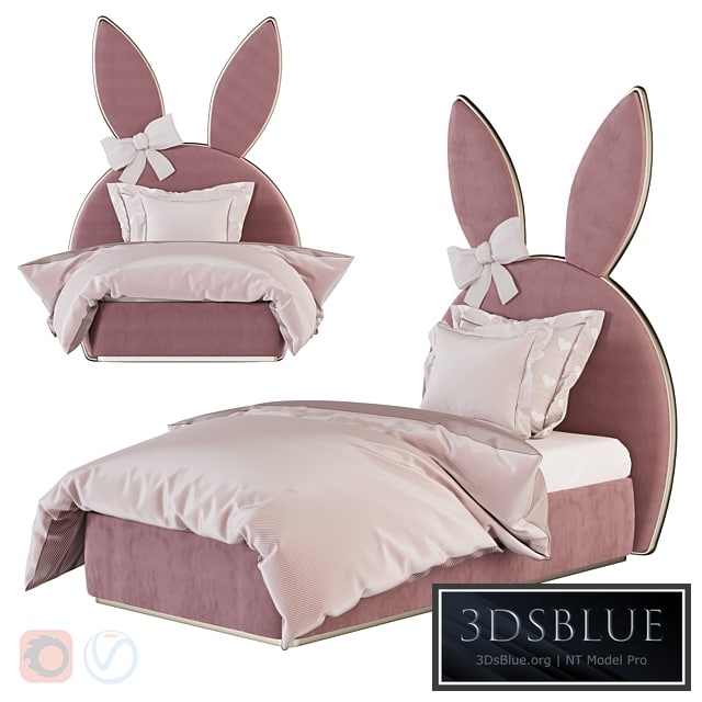 Author's bunny bed 3DS Max - thumbnail 3