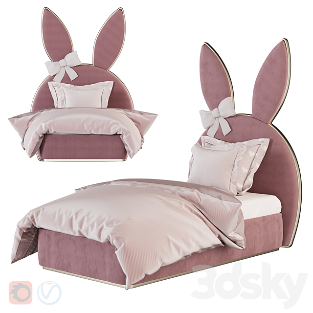 Author’s bunny bed 3DSMax File - thumbnail 1