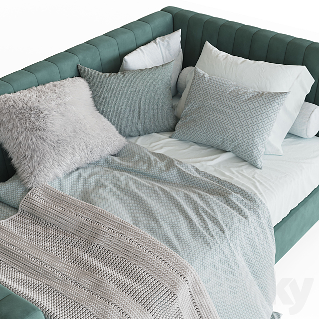 Avalon daybed 3DS Max Model - thumbnail 2