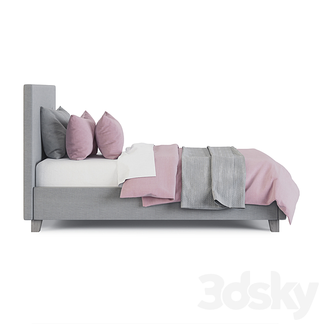 Baby bed 3DS Max Model - thumbnail 2