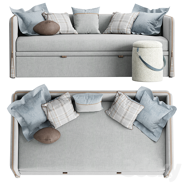 Baby bed ZIPP M Manifesto 3DS Max Model - thumbnail 2