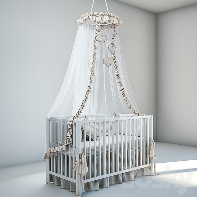 Baby bedding and bed IKEA 3DSMax File - thumbnail 2