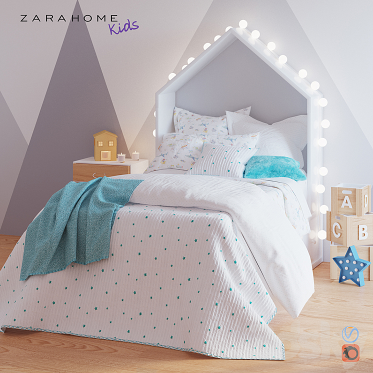 Baby bedding_ZH_01 3DS Max - thumbnail 1