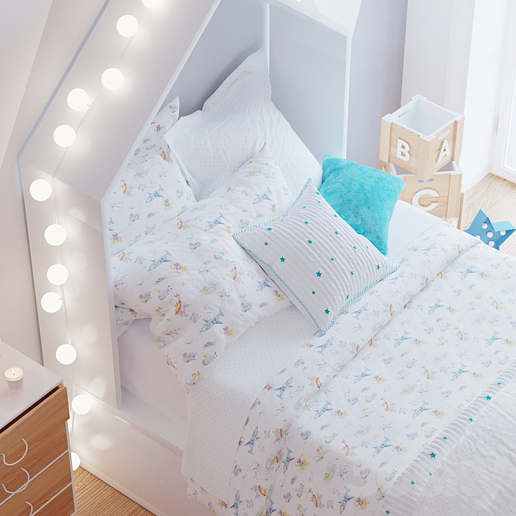 Baby bedding_ZH_01 3DS Max - thumbnail 2