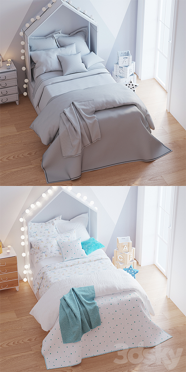 Baby bedding_ZH_01 3DSMax File - thumbnail 3