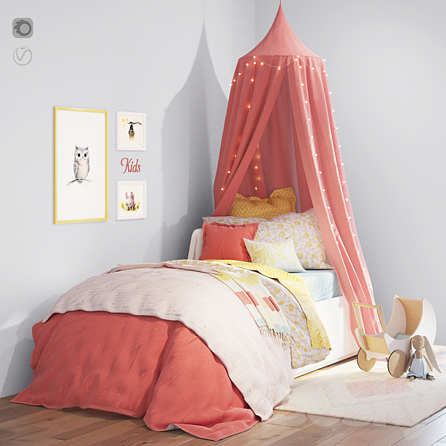 Baby bedding_ZH_03 3DSMax File - thumbnail 1