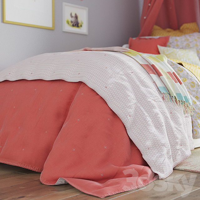 Baby bedding_ZH_03 3DSMax File - thumbnail 3