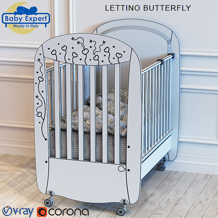 Baby Expert (Lettino Butterfly) 3DS Max - thumbnail 2