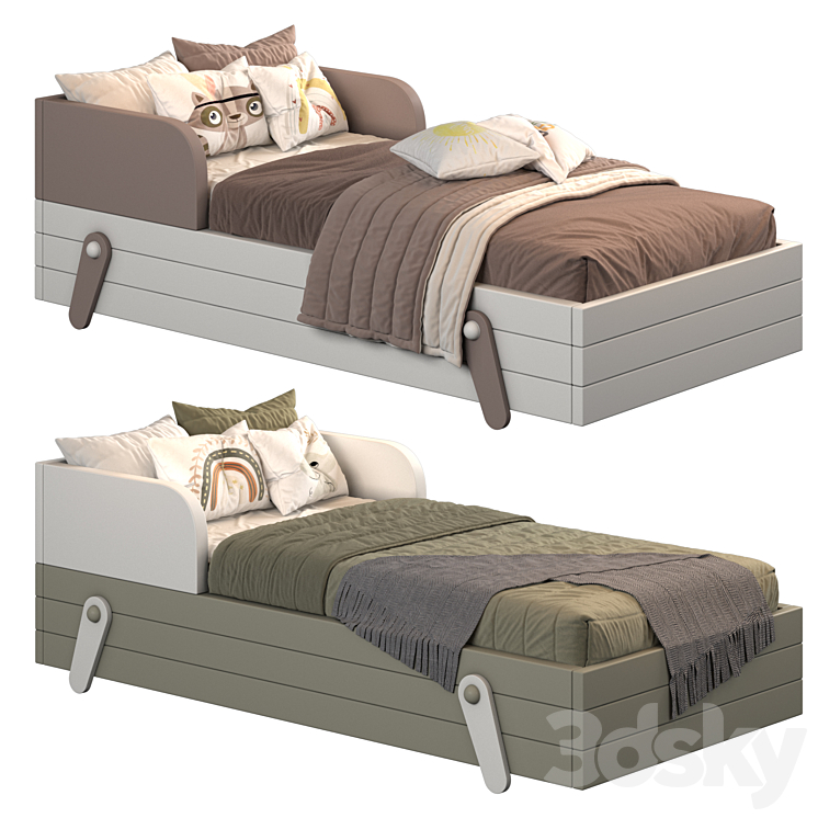 bed 23 3DS Max Model - thumbnail 2