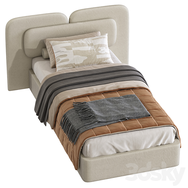 Bed Angelo 300 3DS Max Model - thumbnail 2