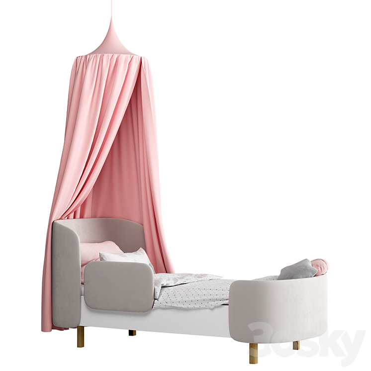 Bed Askona Twiggy 3DS Max Model - thumbnail 3