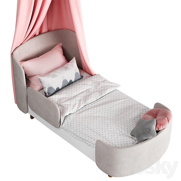 Bed Askona Twiggy 3DS Max - thumbnail 2