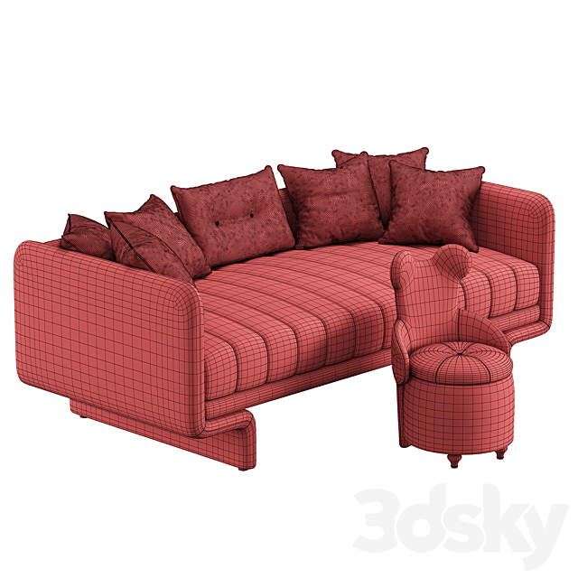 Bed BENCH Manifesto 3DSMax File - thumbnail 6