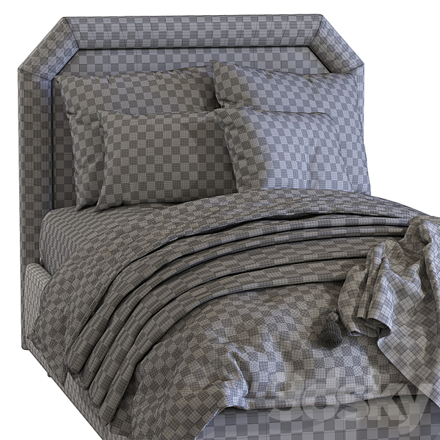 Bed Camille Con Gonna _ Twils 3DS Max Model - thumbnail 5