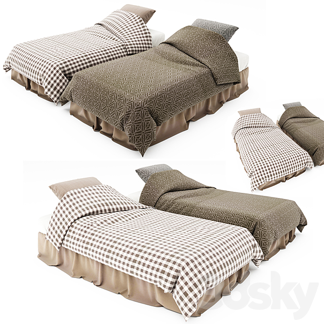 Bed collecton 45 3DSMax File - thumbnail 1