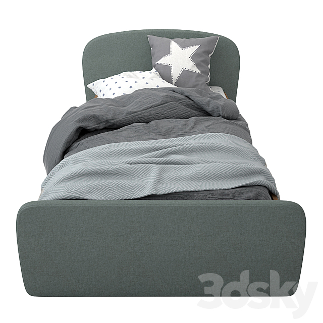 Bed Comète by Laredoute_01 3ds Max - thumbnail 2